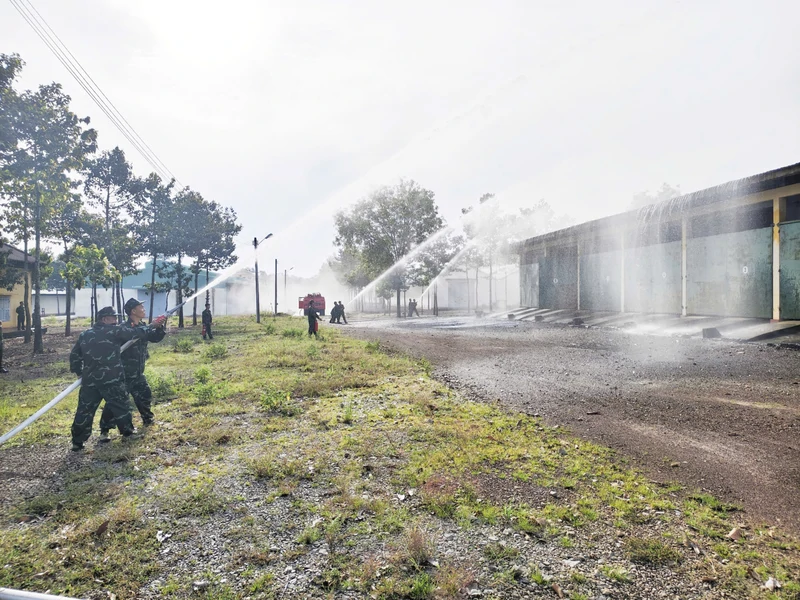 Tăng cường công tác phòng chống cháy nổ ở Kho K9