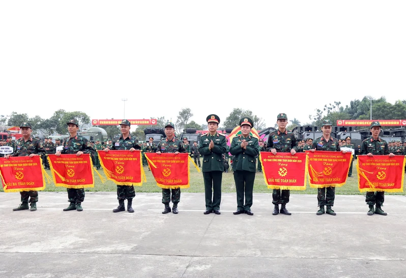 Bế mạc hội thao Công binh toàn quân năm 2026