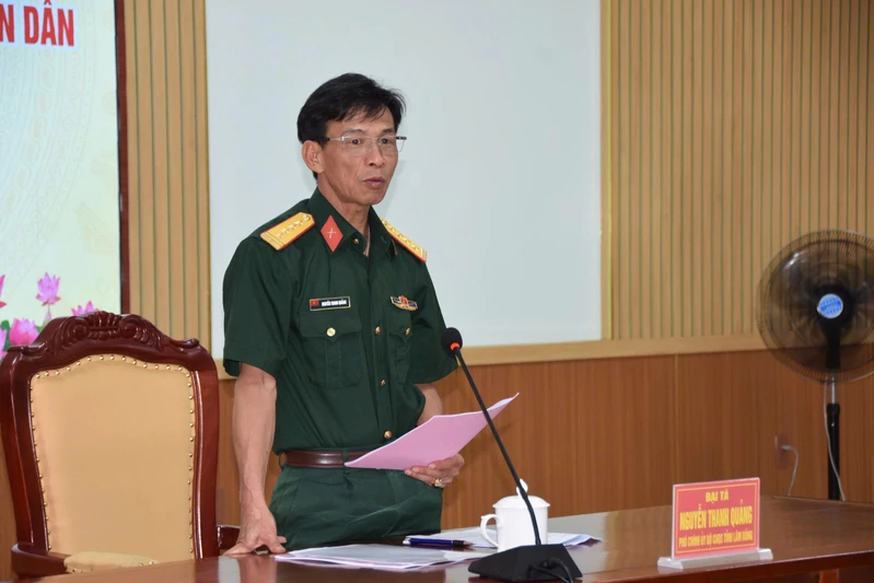 Bộ CHQS tỉnh Lâm Đồng kiểm tra công tác chuẩn bị bầu cử tại các đơn vị