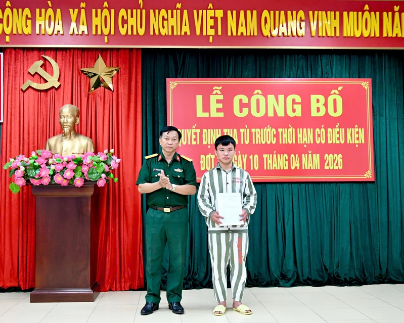 Trại giam K35 công bố quyết định đặc xá đợt 1 năm 2026