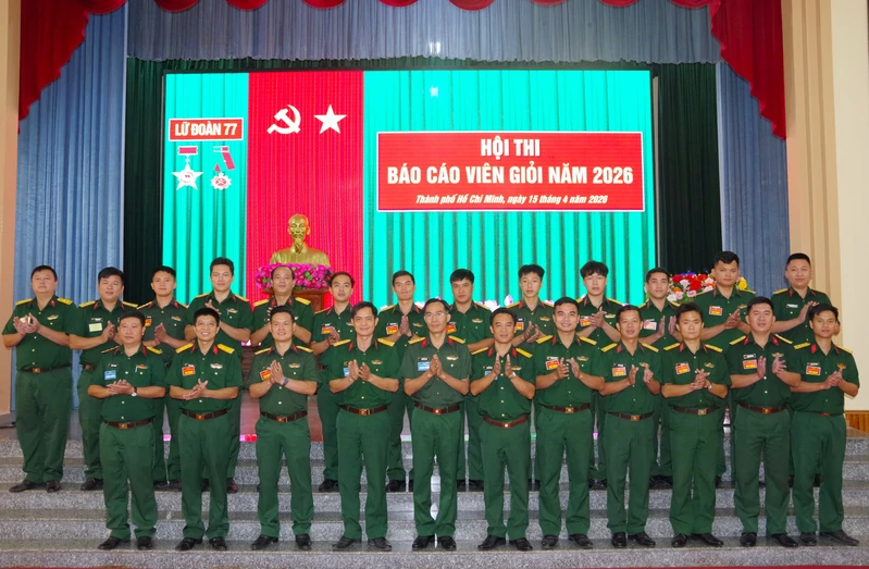 Lữ đoàn 77 khai mạc hội thi Báo cáo viên giỏi năm 2026