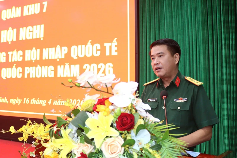 Quân khu 7 tập huấn công tác hội nhập quốc tế và đối ngoại quốc phòng 
