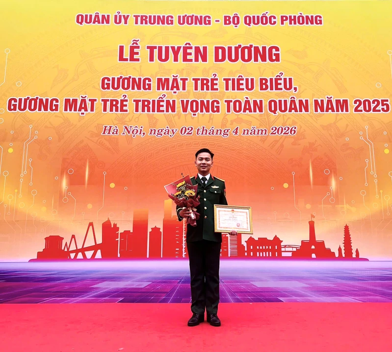 Trung úy Lê Hoàng Thắng: Khẳng định bản lĩnh sĩ quan trẻ