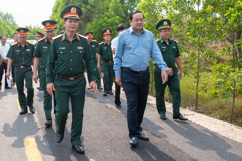 Nghiệm thu sau bảo hành đường tuần tra biên giới tỉnh Tây Ninh