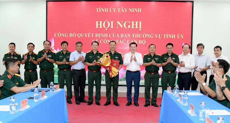 
Đại tá Bùi Đăng Ninh giữ chức Phó Bí thư Đảng ủy Quân sự tỉnh Tây Ninh