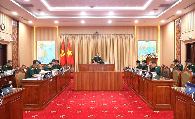 Thông qua dự thảo quy chế tổ chức và hoạt động của Ban Chỉ đạo Điều tra cơ sở hành chính năm 2026 trong LLVT Quân khu