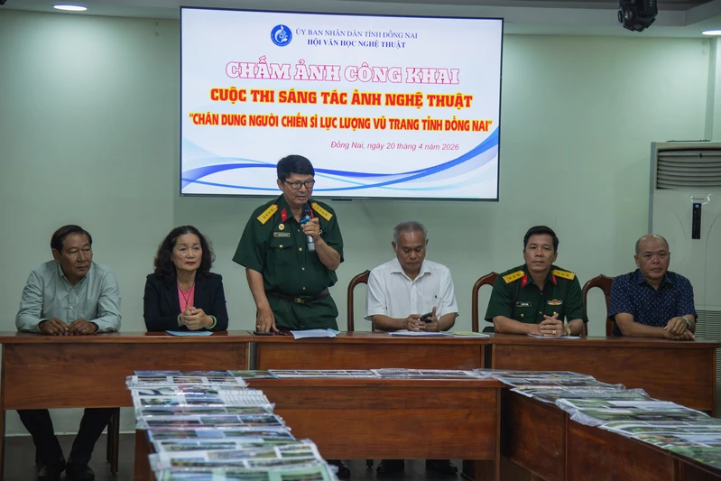 Dấu ấn cuộc thi ảnh “Chân dung người chiến sĩ Lực lượng vũ trang tỉnh Đồng Nai”