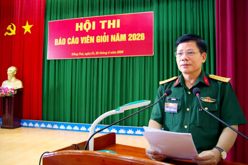 Sư đoàn 309 khai mạc Hội thi Báo cáo viên giỏi năm 2026