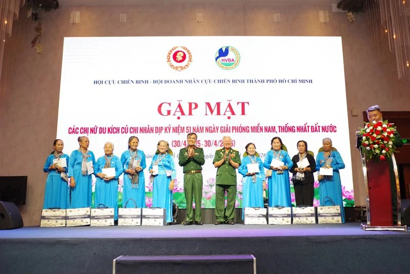 Gặp mặt, tri ân nữ du kích Củ Chi anh hùng