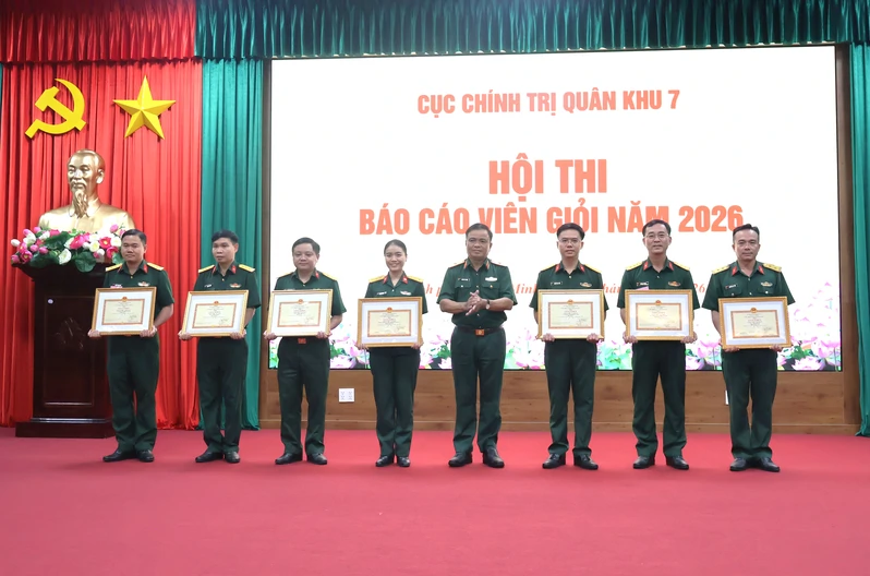 Cục Chính trị Quân khu tổ chức Hội thi Báo cáo viên giỏi năm 2026
