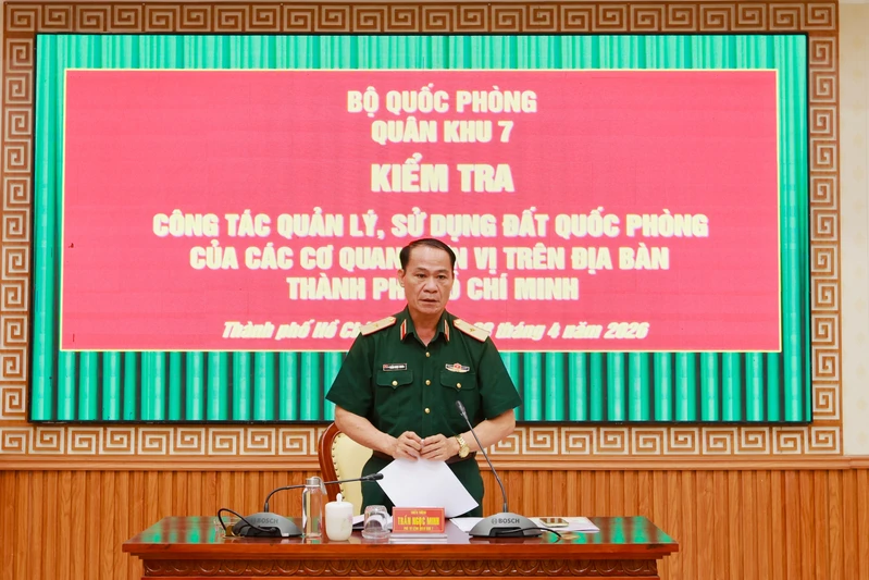 Quân khu 7 kiểm tra công tác quản lý, sử dụng đất quốc phòng trên địa bàn Thành phố Hồ Chí Minh
