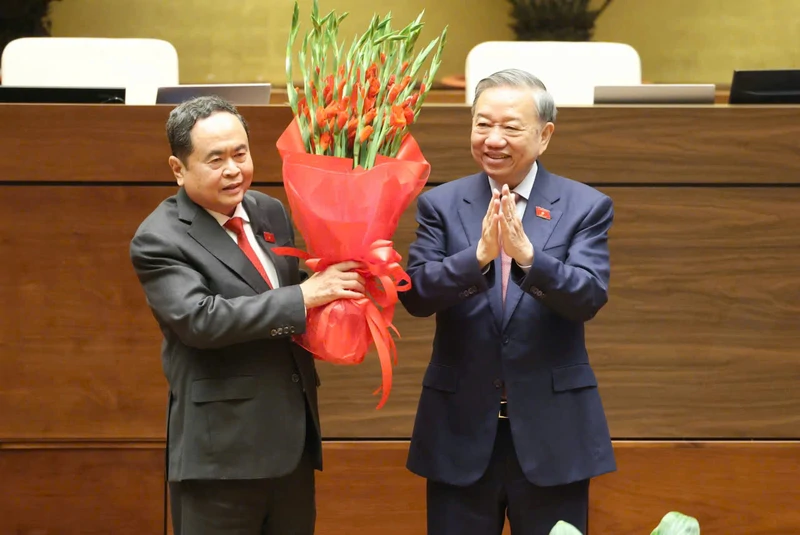 Đồng chí Trần Thanh Mẫn được bầu giữ chức Chủ tịch Quốc hội khóa XVI
