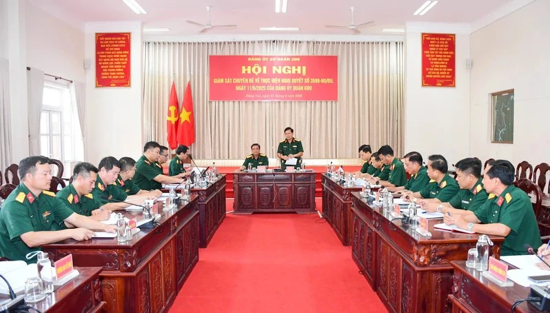 Kết luận thực hiện Nghị quyết số 3599 - NQ/ĐU của Đảng ủy Quân khu với Đảng ủy Sư đoàn 309 