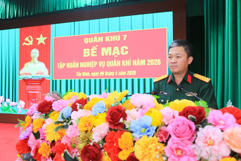 Quân khu 7 bế mạc tập huấn nghiệp vụ quân khí năm 2026