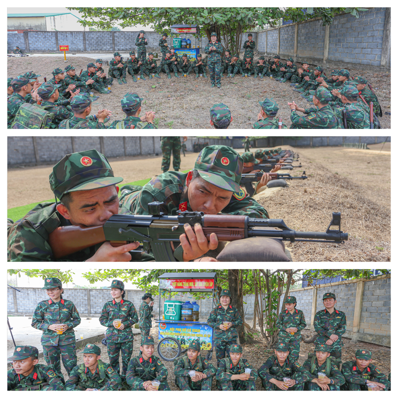 “Xe nước cam” tiếp sức chiến sĩ mới