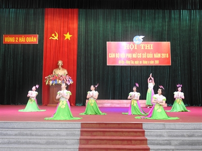 Vùng 2 Hải quân tổ chức Hội thi cán bộ Hội phụ nữ cơ sở giỏi