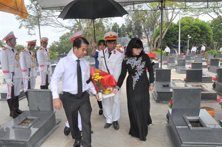 Truy điệu, an táng hài cốt liệt sĩ tại huyện Tân Phú, tỉnh Đồng Nai