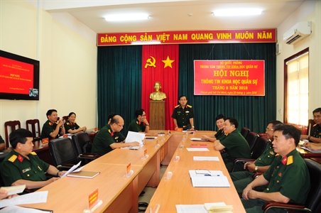 Hội nghị Thông tin Khoa học quân sự tháng 9 năm 2018