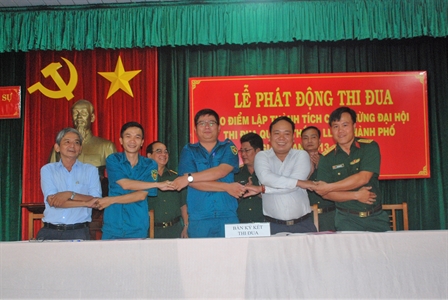 Huyện Nhà Bè phát động thi đua cao điểm chào mừng Đại hội Thi đua Quyết thắng LLVT Thành phố giai đoạn 2013 – 2018