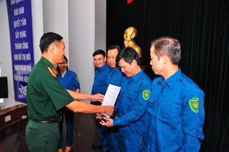 Công bố quyết định thành lập lực lượng tự vệ Ban Quản lý khu Nam TP. Hồ Chí Minh