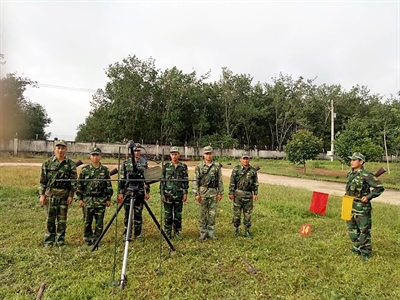 Tỉnh Bình Phước: Phối hợp huấn luyện lực lượng phòng không