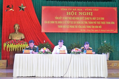 ​Tỉnh ủy Bà Rịa – Vũng Tàu tổng kết 10 năm thực hiện Nghị quyết số 28-NQ/TW của Bộ Chính trị