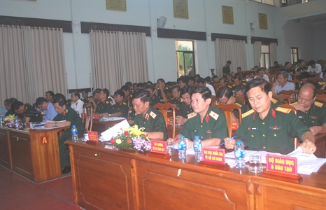 Ban Thường trực Hội đồng Giáo dục quốc phòng và an ninh Trung ương tổ chức Hội nghị sơ kết