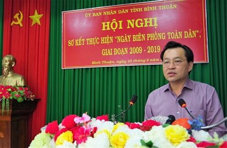 Bộ đội Biên phòng tỉnh Bình Thuận: Phát huy sức mạnh toàn dân trong sự nghiệp bảo vệ chủ quyền an ninh biên giới quốc gia