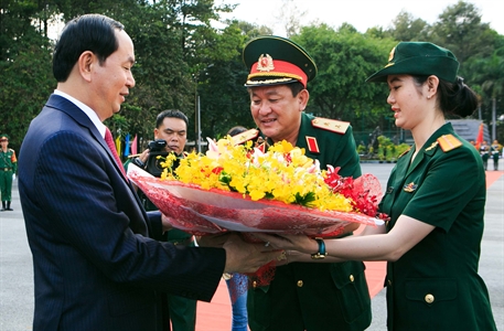 Nhớ lần Chủ tịch nước về thăm Quân khu 7