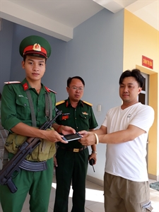 Binh nhất Nguyễn Bảo Khanh không tham của rơi