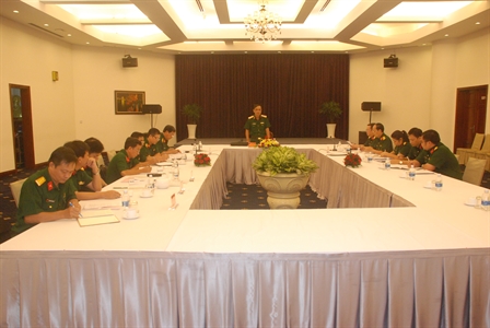 Ban Chỉ đạo chính sách nhà ở Quân khu 7 làm việc với Công ty Đông Hải và Công ty Tây Nam