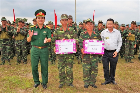 Huyện Hàm Tân (Bình Thuận): Diễn tập khu vực phòng thủ