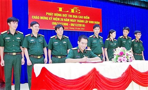 Bệnh viện Quân dân y 16 (Binh Đoàn 16) phát động thi đua cao điểm