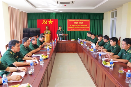 UBKT Đảng ủy BĐBP tỉnh Bình Thuận họp mặt kỷ niệm 70 năm ngày truyền thống Ngành Kiểm tra Đảng