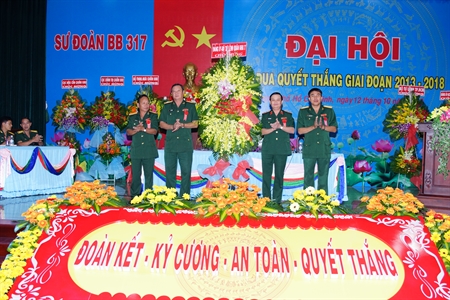 Những bông hoa quyết thắng trong vườn hoa Sư đoàn 317