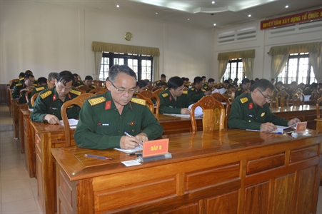 Quân khu 7 kiểm tra chính trị cán bộ chủ trì, cao cấp tại Bộ CHQS tỉnh Lâm Đồng