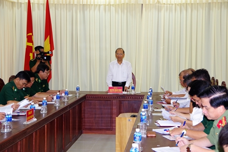 Thường trực Tỉnh ủy Bình Thuận làm việc với Đảng ủy Bộ đội Biên phòng tỉnh
