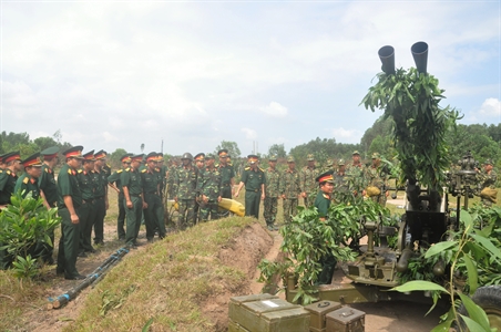 Bộ Tư lệnh Quân khu 7 tổ chức đoàn tham quan diễn tập của Tổng cục Kỹ thuật