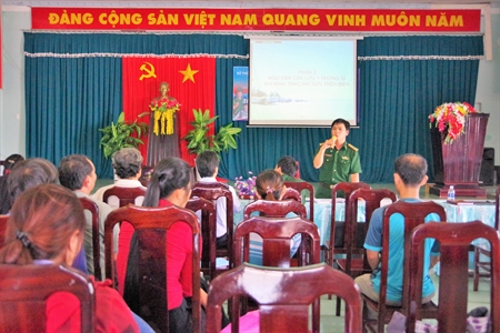 Tập huấn tuyên truyền biển, đảo tại xã Bình Châu, tỉnh Bà Rịa – Vũng Tàu