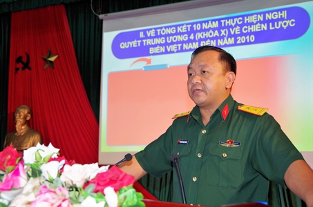 Đảng ủy quân sự tỉnh Bà Rịa – Vũng Tàu thông báo kết quả hội nghị Trung ương 8, khóa XII