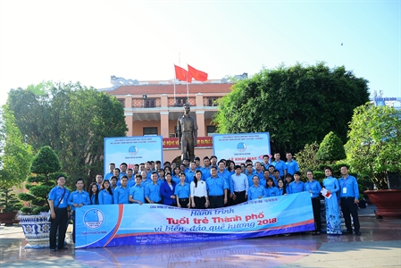 Xuất quân hành trình “Tuổi trẻ Thành phố vì biển, đảo quê hương”