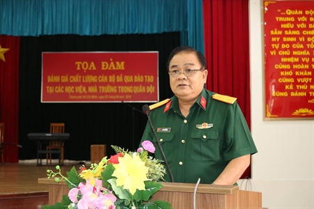Bộ Tham mưu toạ đàm đánh giá chất lượng cán bộ