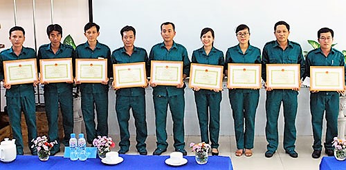 Công ty TNHH MTV Xổ số kiến thiết Bình Dương: Chú trọng giáo dục truyền thống cho cán bộ, chiến sĩ DQTV