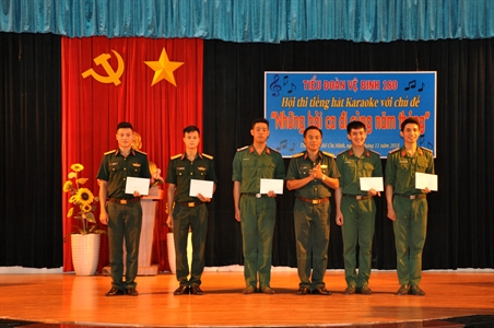 Tiểu đoàn Vệ binh 180 – Bộ Tham mưu Quân khu  tổ chức Hội thi Karaoke