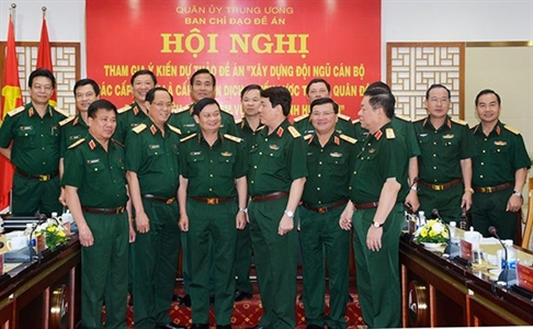 Xây dựng đội ngũ cán bộ các cấp, nhất là cán bộ cấp chiến dịch, chiến lược trong Quân đội có vai trò hết sức quan trọng