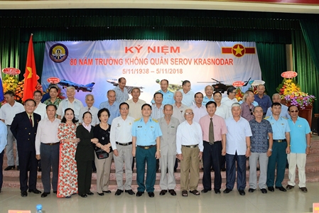 Gặp mặt kỷ niệm 80 năm ngày thành lập Trường Không quân A.K.SEROP KRASNODAR