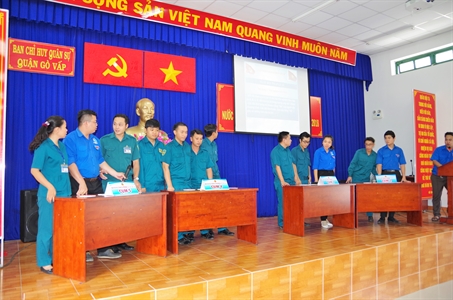 Ngày Pháp luật ở LLVT quận Gò Vấp bổ ích, hiệu quả, thiết thực