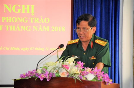 Cụm thi đua 4 Cục Chính trị Quân khu 7 tổng kết phong trào thi đua quyết thắng năm 2018