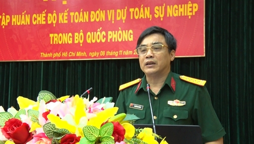 Cục Tài chính tập huấn Chế độ kế toán đơn vị dự toán, sự nghiệp trong Bộ  Quốc phòng