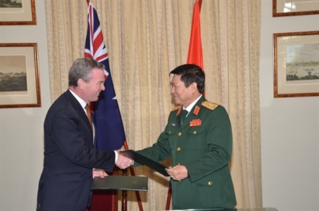 Việt Nam - Australia ký tuyên bố tầm nhìn chung về thúc đẩy hợp tác quốc phòng